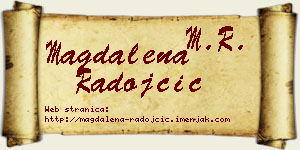 Magdalena Radojčić vizit kartica
